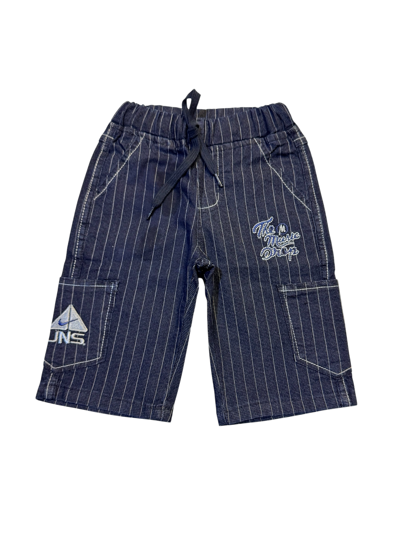 Stripe Pattern Shorts For Kids