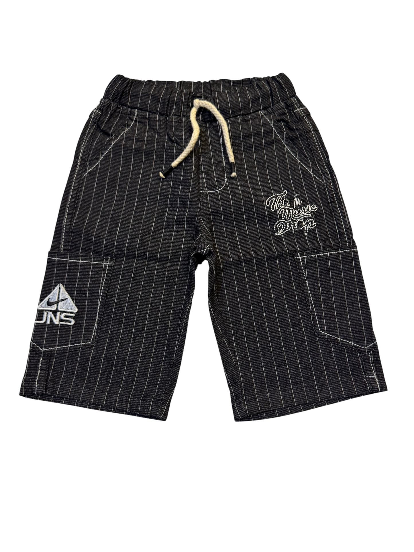 Stripe Pattern Shorts For Kids