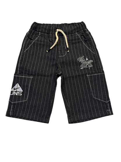 Stripe Pattern Shorts For Kids
