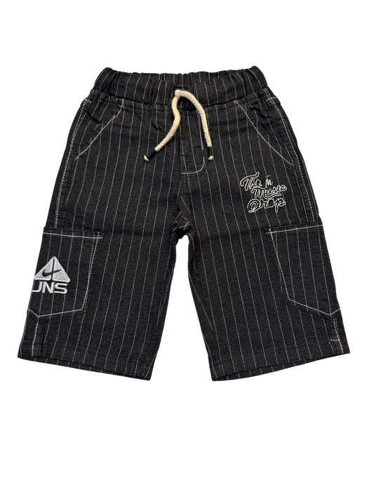 Stripe Pattern Shorts For Kids