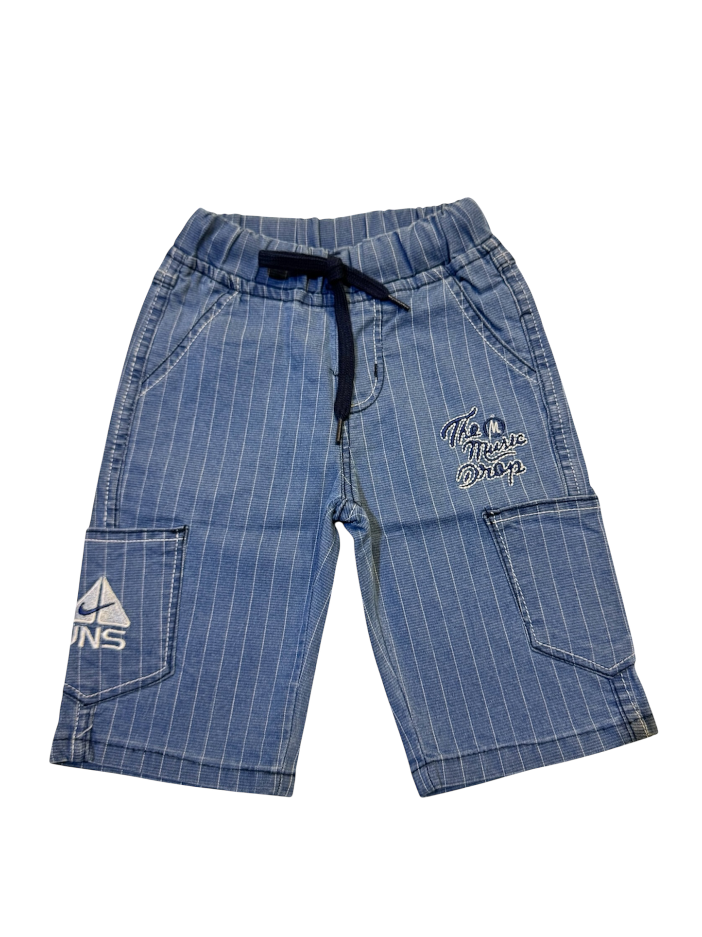 Stripe Pattern Shorts For Kids