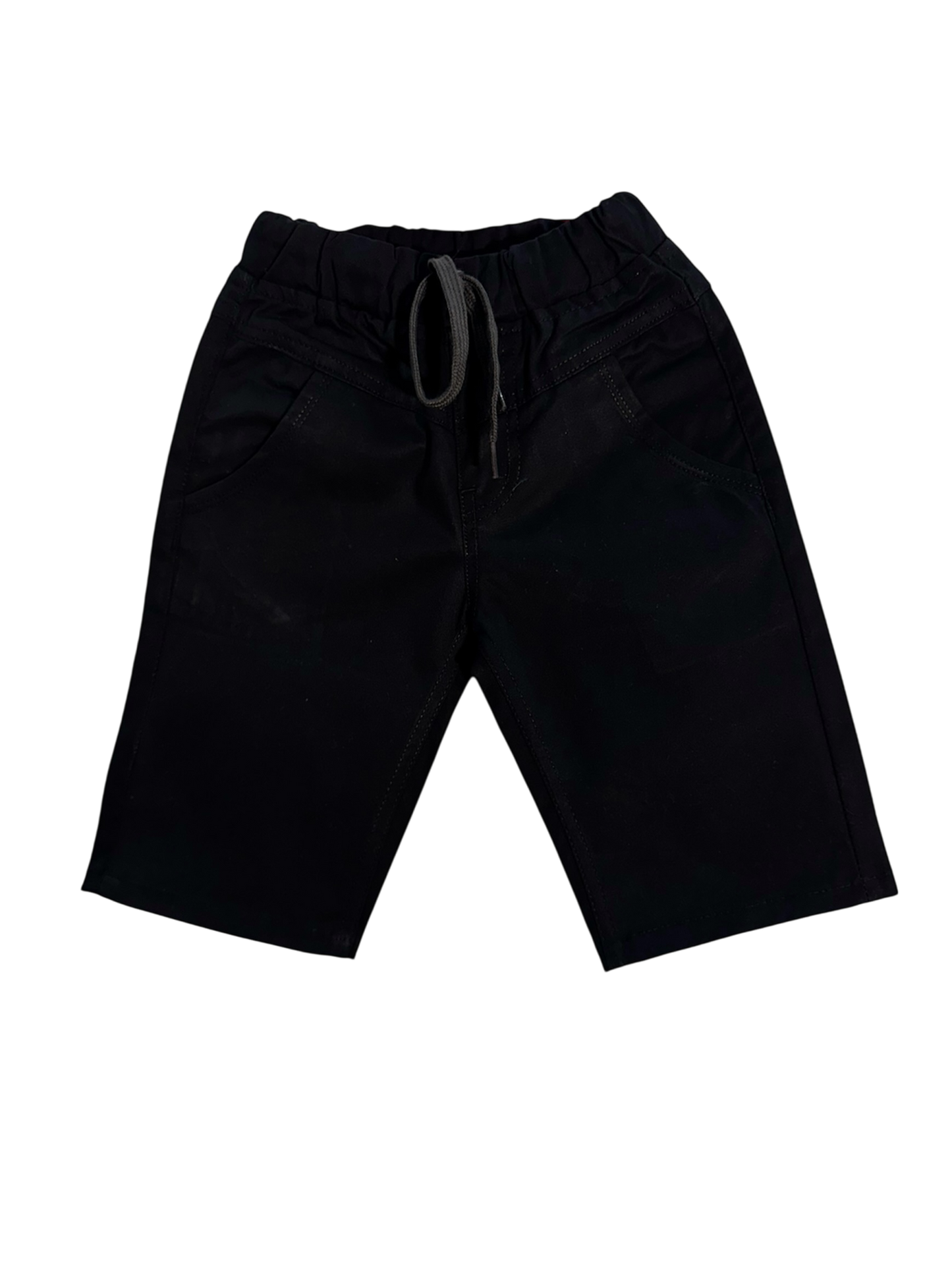 Basic Black Shorts For Kids